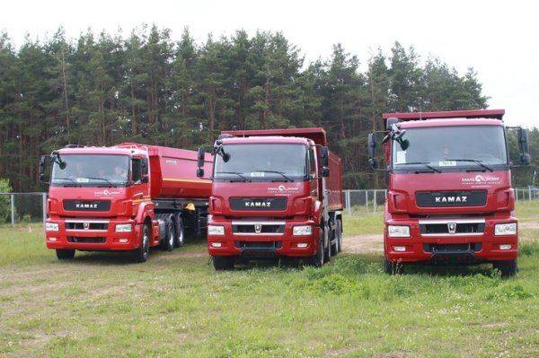«КАМАЗ» провёл тест-драйв новых самосвалов