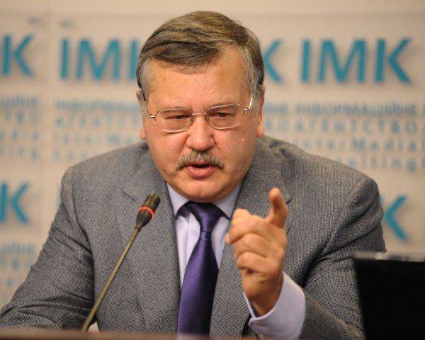 Гриценко:Украина - несостоятельное государство, потерявшее суверенитет и покрывшееся метастазами