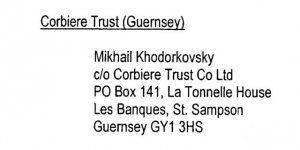 Доказательства платежей Ходорковского американской администрации