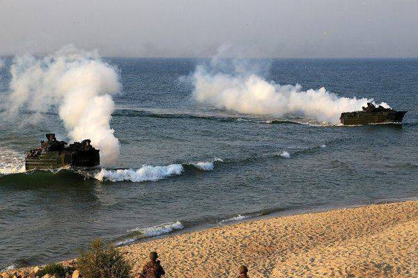 Американский десант на учениях "Си Бриз-2016"