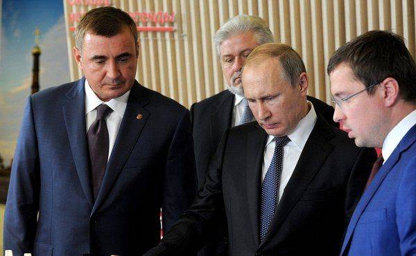 Президент РФ посетил город-герой Тулу