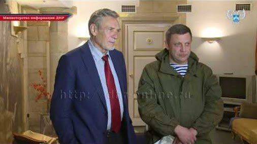 Александр Михайлов и Александр Захарченко о встрече в Донецке