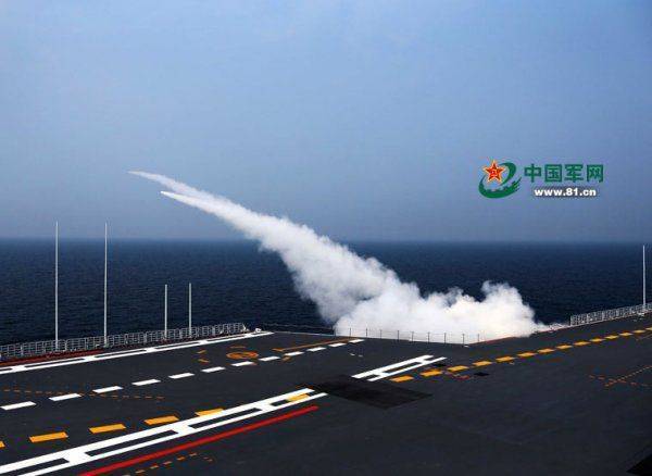 На авианосце "Ляонин"