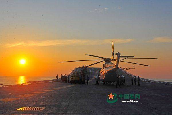 На авианосце "Ляонин"