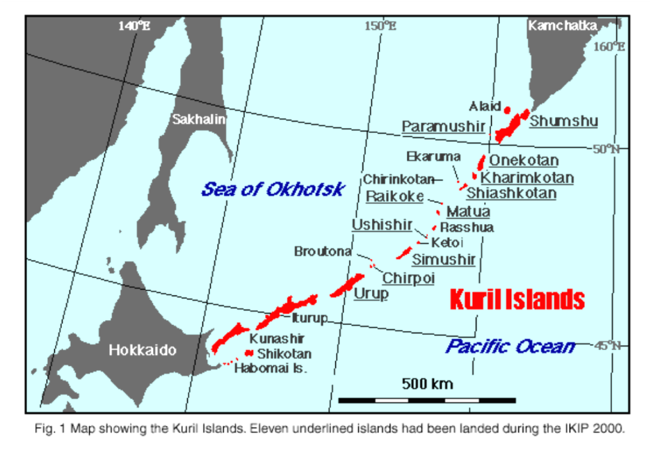 Острова Курильской гряды. Острова Кунашир Шикотан Итуруп и Хабомаи на карте. Курильские острова Шикотан и Хабомаи на карте.