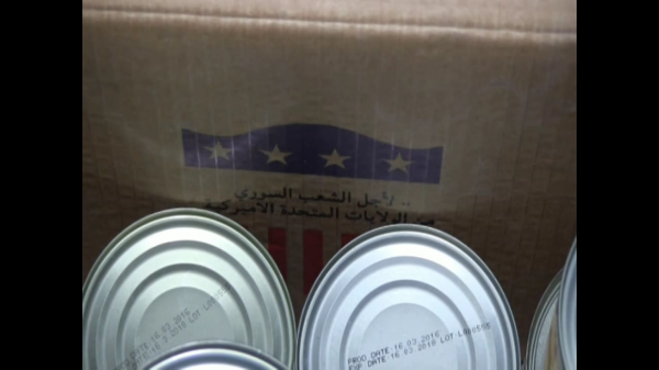 В Алеппо обнаружены склады с провизией из США