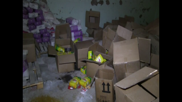 В Алеппо обнаружены склады с провизией из США