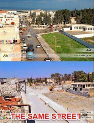 Рай и ад Сирии: фотосравнение — до и после