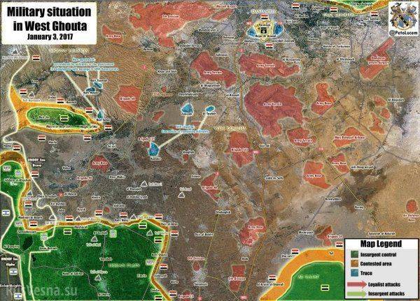 Армия и ВКС РФ штурмуют позиции банд и выбивают их на границе с Кунейтрой