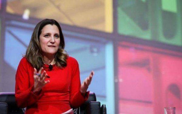 Новоиспеченная глава канадского МИД Хомяк-Фриланд оказалась «под запретом»