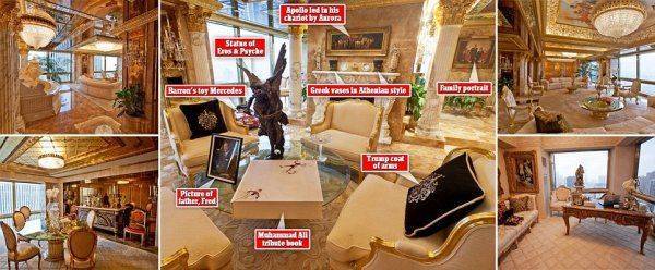 66-й этаж пентхаус Трампа: оккультные символы и знаки показывают кому поклоняется Трамп