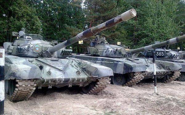 Ситуация с танками Т-72 ВСУ в 2016 г