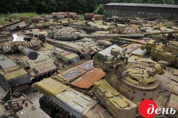 Ситуация с танками Т-72 ВСУ в 2016 г