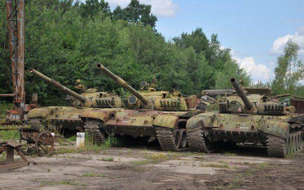 Ситуация с танками Т-72 ВСУ в 2016 г