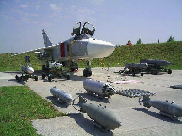 Боевое применение украинских Су-24М (МР) в конфликте на Донбассе