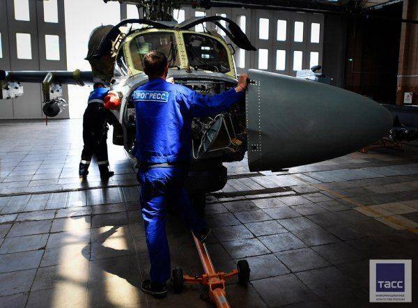 Арсеньевский «Прогресс» показал первую экспортную партию Ка-52 «Аллигатор»