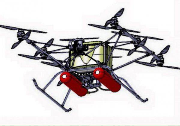 Matrix-UAV испытал пуск неуправляемых ракет из тяжелого украинского  дрона «Командор»