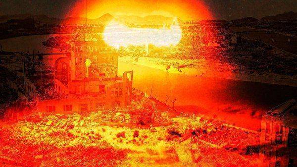 Хиросима и Нагасаки уничтожены атомными бомбами Гитлера