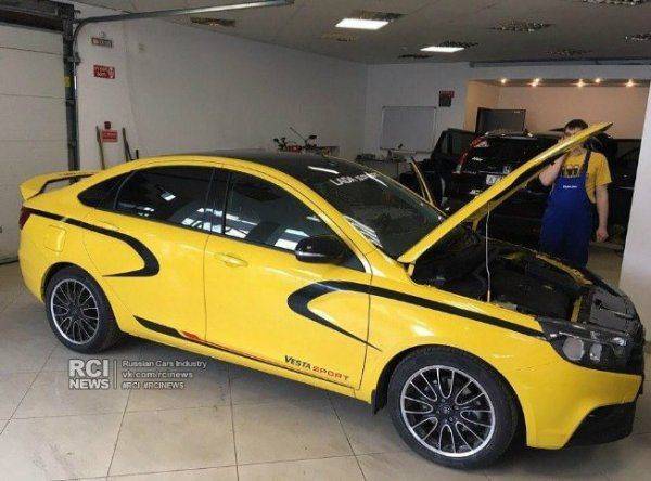 Современный и мощный: опубликованы кадры двигателя для «заряженной Весты»