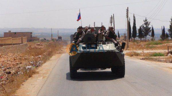  Колонна российской бронетехники вошла для защиты курдских районов Сирии 