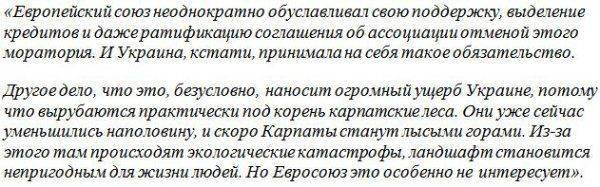 Ищенко об угрозе ЕС оставить Украину без финансовой помощи: Скоро Карпаты станут лысыми горами