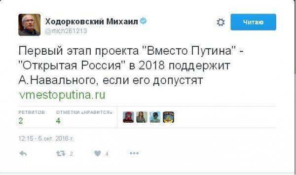 Ходорковский снова скупает оптом всех подряд. Патриотов в том числе