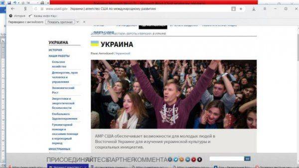 Американская паутина украинской власти