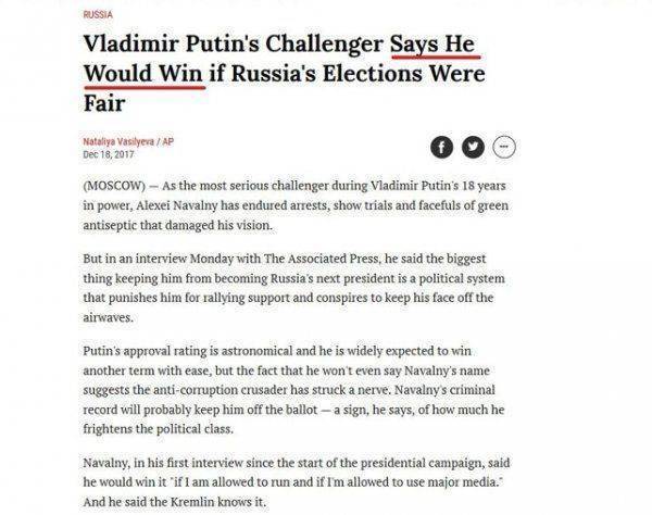 Шеф, все пропало! Клиента снимают! -  зарубежные СМИ о недопуске Навального к выборам