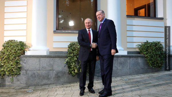 Владимир Путин обсудил с Эрдоганом российско-турецкое сотрудничество