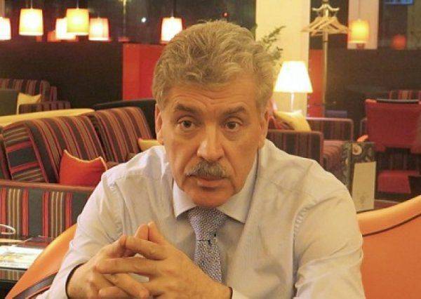 Павел Грудинин: Донбасс должен войти в состав России