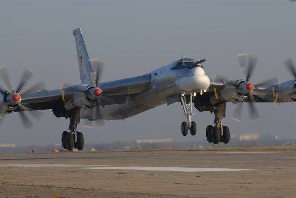 Как наши ракетоносцы Ту-95 шугают натовских лётчиков