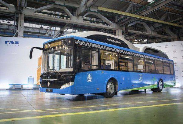 Автозавод «ГАЗ» провел презентацию нового электробуса со сверхбыстрой зарядкой