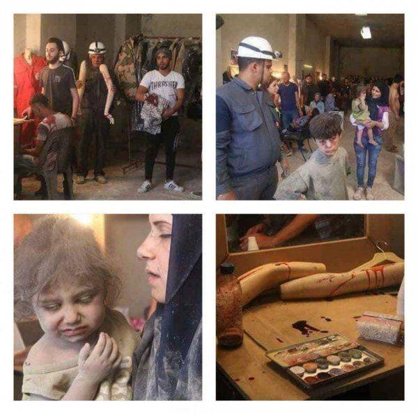  Дети в очереди на химатаку 