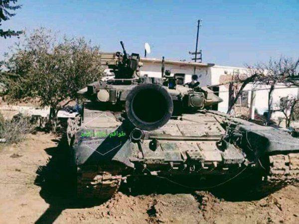 Российские Т-90А демонстрируют свою неуязвимость под Дамаском