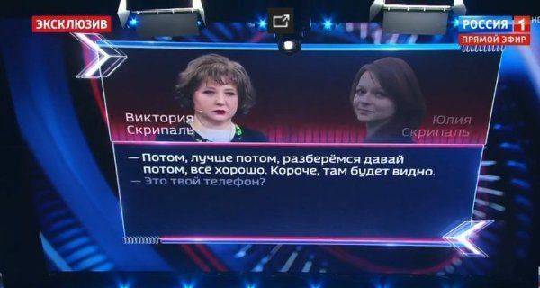 Юлия Скрипаль - Телефонный разговор с Викторией Скрипаль