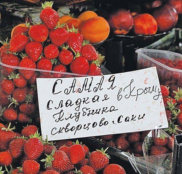 «Санкционная» клубника из Евросоюза заполонила крымские рынки