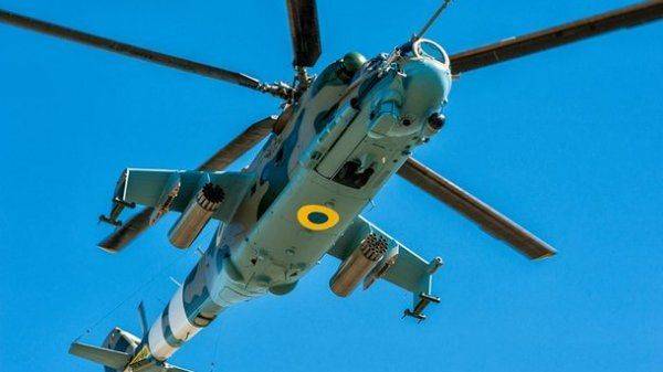 Украина перебрасывает на Донбасс боевые вертолеты