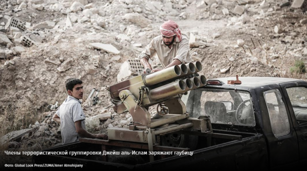 Батарею защитили огневой завесой