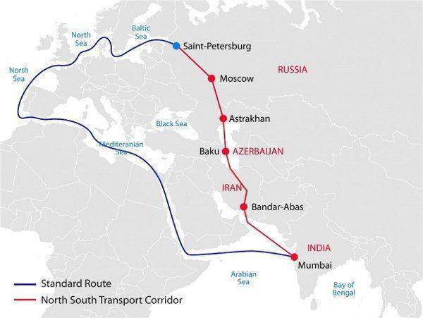 Международный транспортный коридор «Север-Юг» в приоритете Азербайджана, но не в интересах США