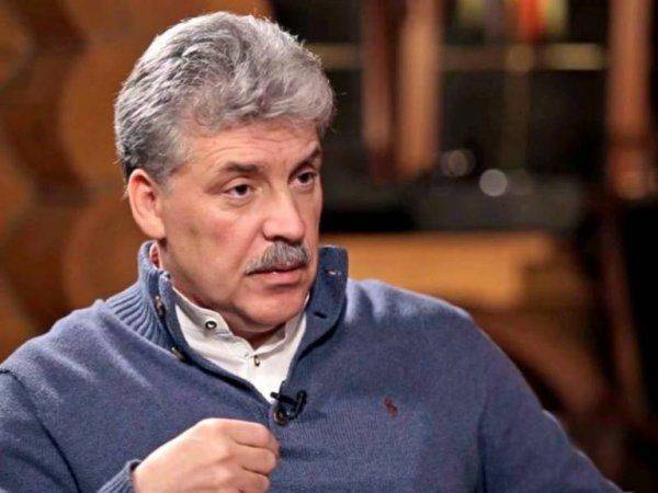 Грудинин рассказал о помощи воюющему Донбассу