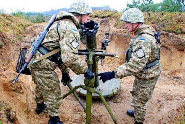 Бракованный украинский миномет бьет по своим Бракованный украинский миномет бьет по своим