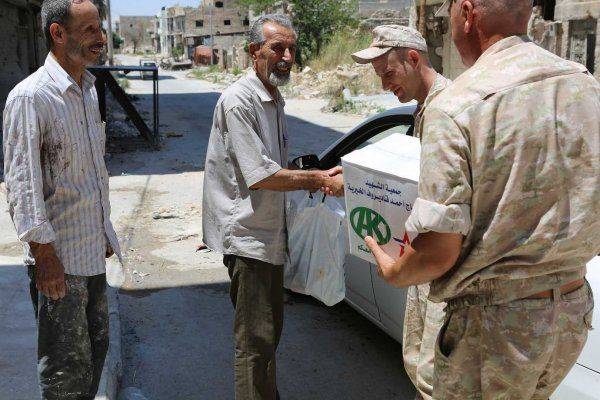 В районах Алеппо прошла адресная благотворительная акция В районах Алеппо прошла адресная благотворительная акция