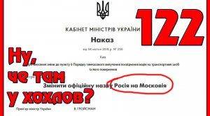 Украина меняет название Россия на Московия!