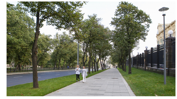 Красота и комфорт: благоустроенное Кремлевское кольцо радует глаз и греет душу Красота и комфорт: благоустроенное Кремлевское кольцо радует глаз и греет душу