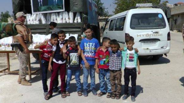 В сирийские населенные пункты  Арда и Маария доставлена гуманитарная помощь