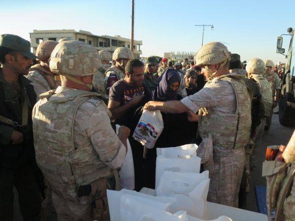 Россия продолжает помогать нуждающимся жителям Сирии