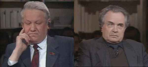 Дуэль Бориса Ельцина и Александра Зиновьева 1990 г (полная версия передачи)