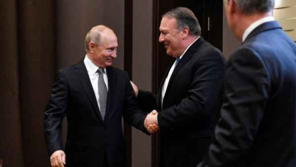 Путин и Помпео поговорили об американских санкциях
