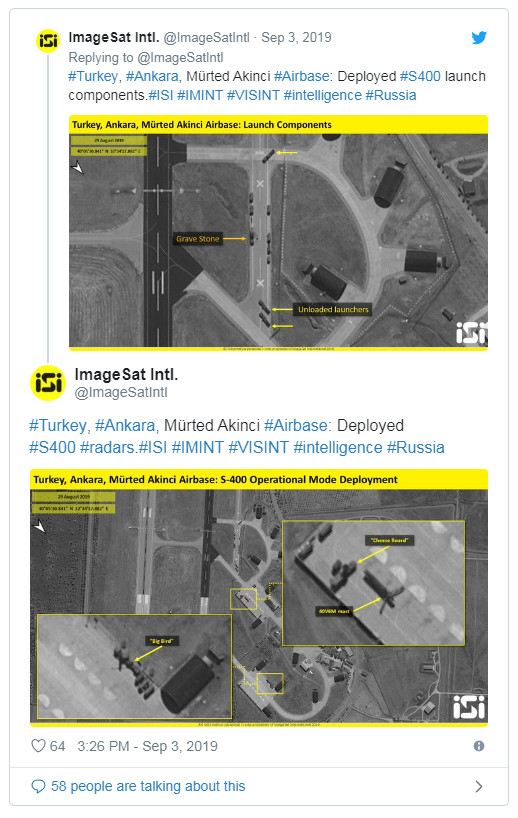 Развернутые С-400 в Турции рассекретили из космоса