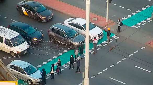Протестующие в Минске блокировали дорожное движение: водители дали отпор